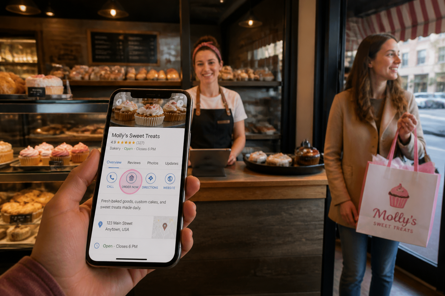 Add Click to Message on Google Business Profile (SMS, WhatsApp, or RCS)